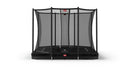 BERG Ultim Favorit InGround 280 Black + Safety Net Comfort