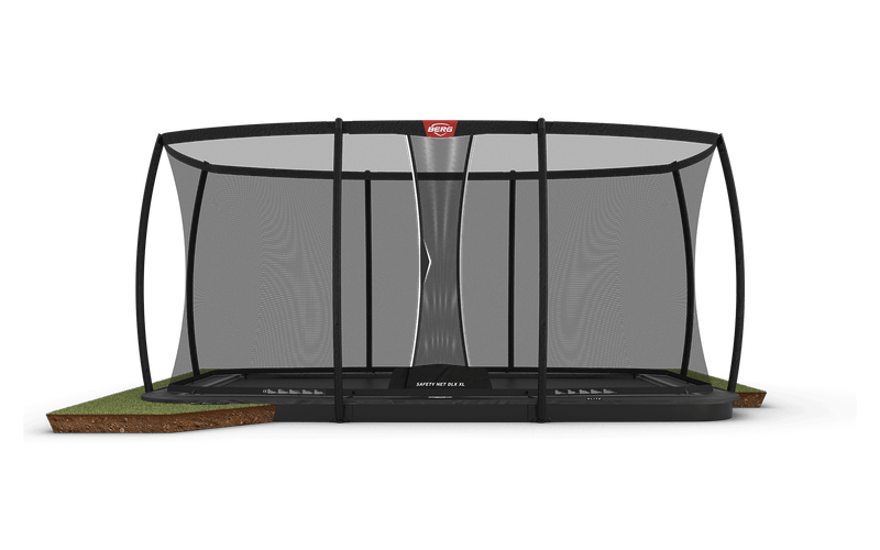 Berg Ultim Elite FlatGround 500 x 300 Grey + Safety Net DLX XL
