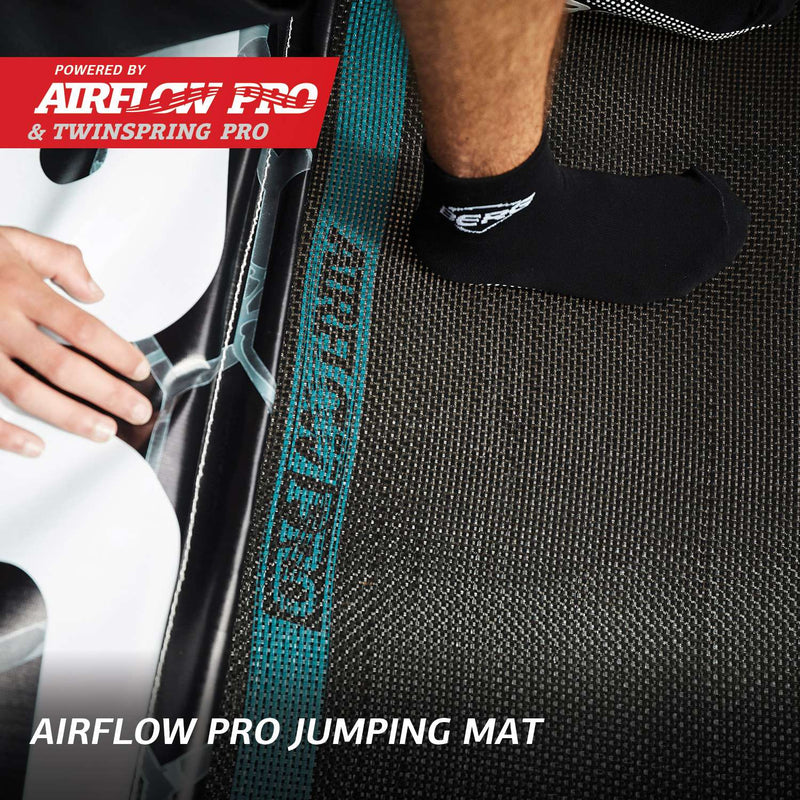 BERG SPORTS Ultim Pro Bouncer FlatGround 500 x 500 Grey + AeroWall