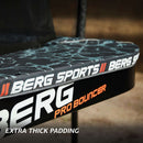 BERG SPORTS Ultim Pro Bouncer FlatGround 500 x 500 Grey + AeroWall
