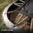 BERG SPORTS Ultim Pro Bouncer FlatGround 500 x 500 Grey + AeroWall