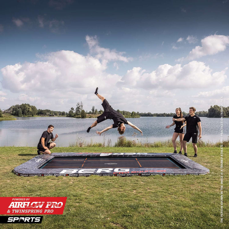BERG SPORTS Ultim Pro Bouncer FlatGround 500 x 500 Grey