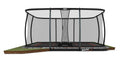 BERG SPORTS Ultim Pro Bouncer FlatGround 500 x 500 Grey + Safety Net XL
