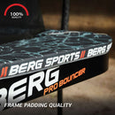 BERG SPORTS Ultim Pro Bouncer Regular 500 x 300 Grey + Safety Net XL