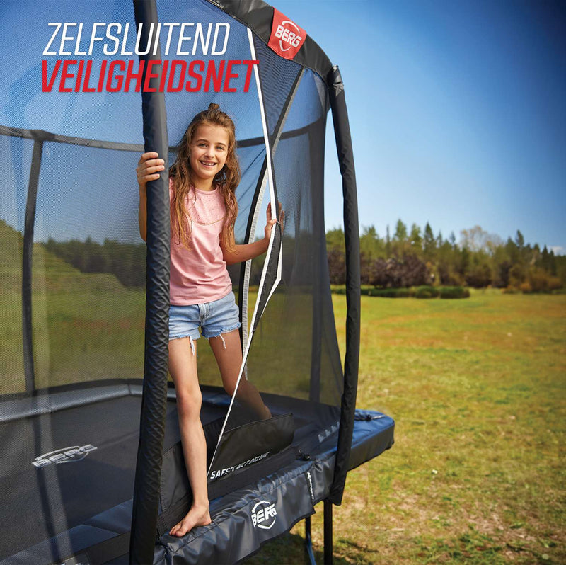 BERG Grand Elite Regular 520 x 345 Grey + Safety Net Deluxe