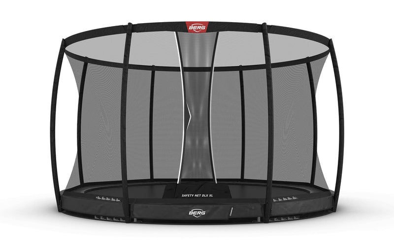 BERG Champion Inground 430 Grijs + Safety Net DLX XL