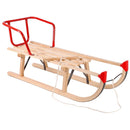 Rugsteun voor slede ijzer