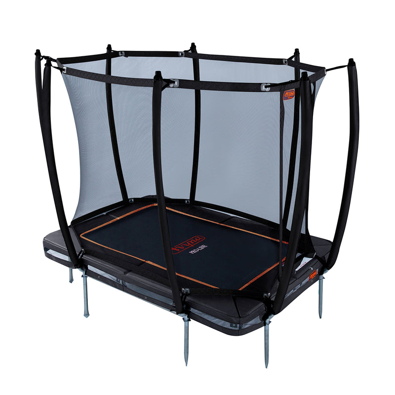 Avyna Pro-Line InGround Trampoline 275x190 (213) met veiligheidsnet – Zwart