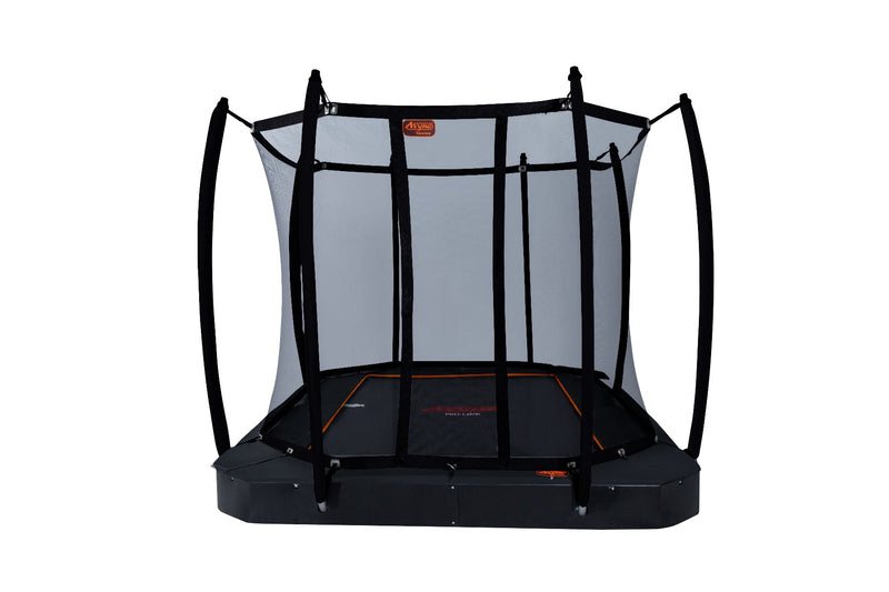 Avyna Trampoline FlatLevel 340x240 (234) met net – Zwart