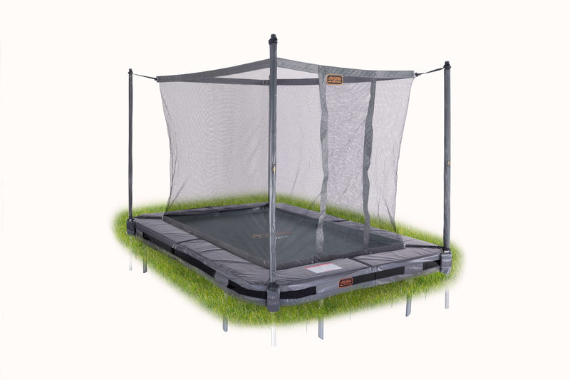 Avyna Pro-Line 275x190 InGround trampoline met net, grijs