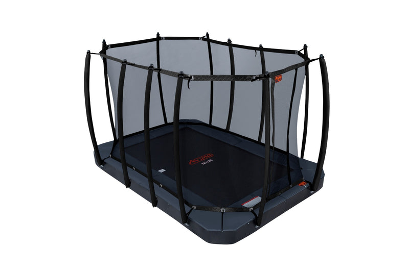 Avyna Trampoline FlatLevel 520x305 (352) met net – Grijs