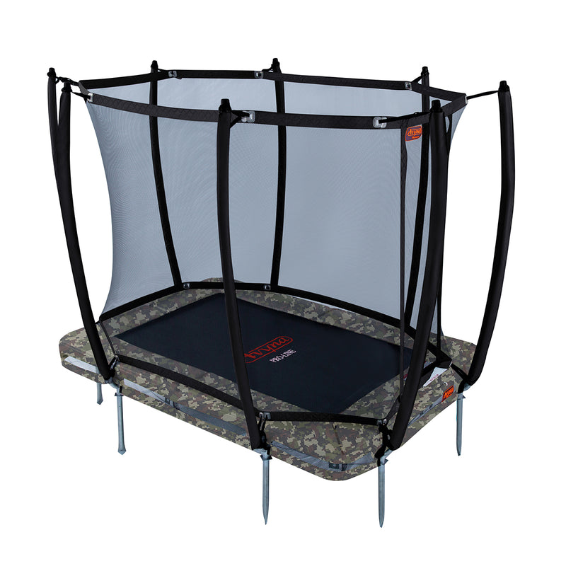 Avyna Pro-Line InGround Trampoline 275x190 (213) met veiligheidsnet – Camouflage