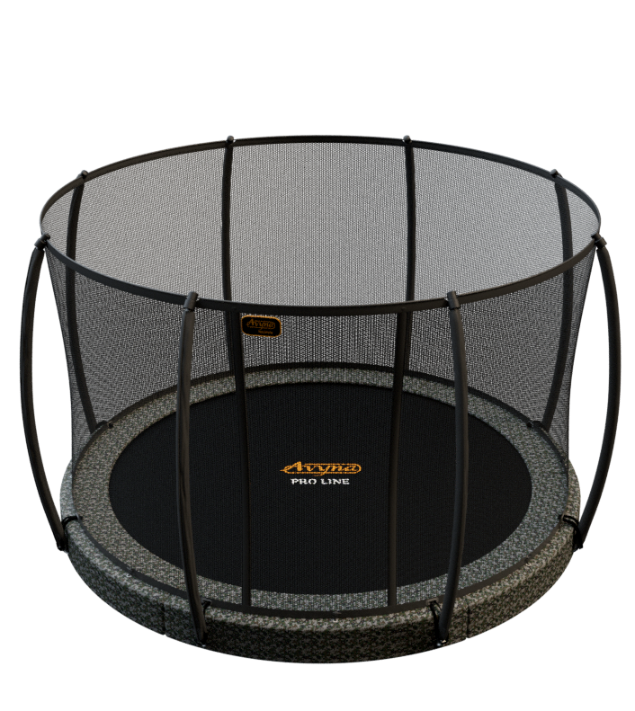 Avyna Pro-Line InGround Trampoline Ø430 (14) met veiligheidsnet – Camouflage