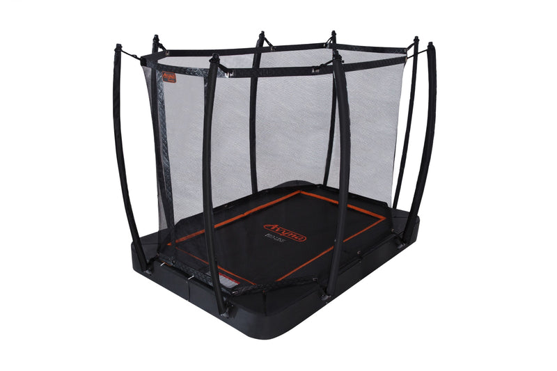 Veiligheidsnet voor trampoline 275x190 (213InGround) - Zwart