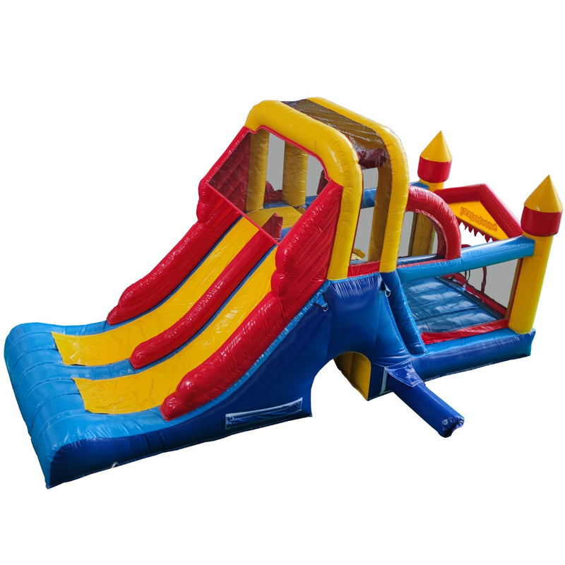 Springkussen Double Mega Slide (pvc) – Avyna