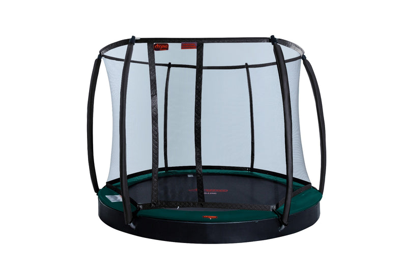 Avyna Trampoline FlatLevel Ø305 met veiligheidsnet – Groen