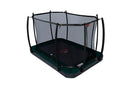 Avyna Trampoline FlatLevel 380x255 (238) met net – Groen